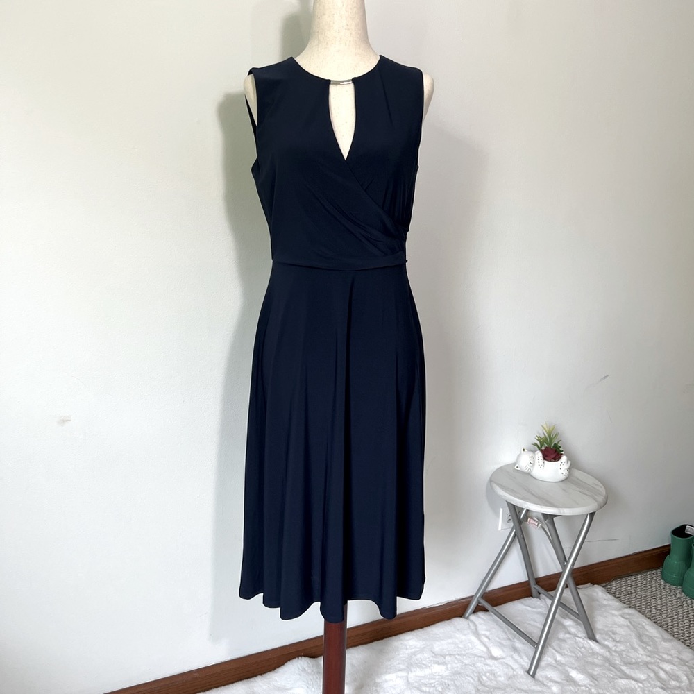 Dress, DKNY, Size 4, Blue Navy
